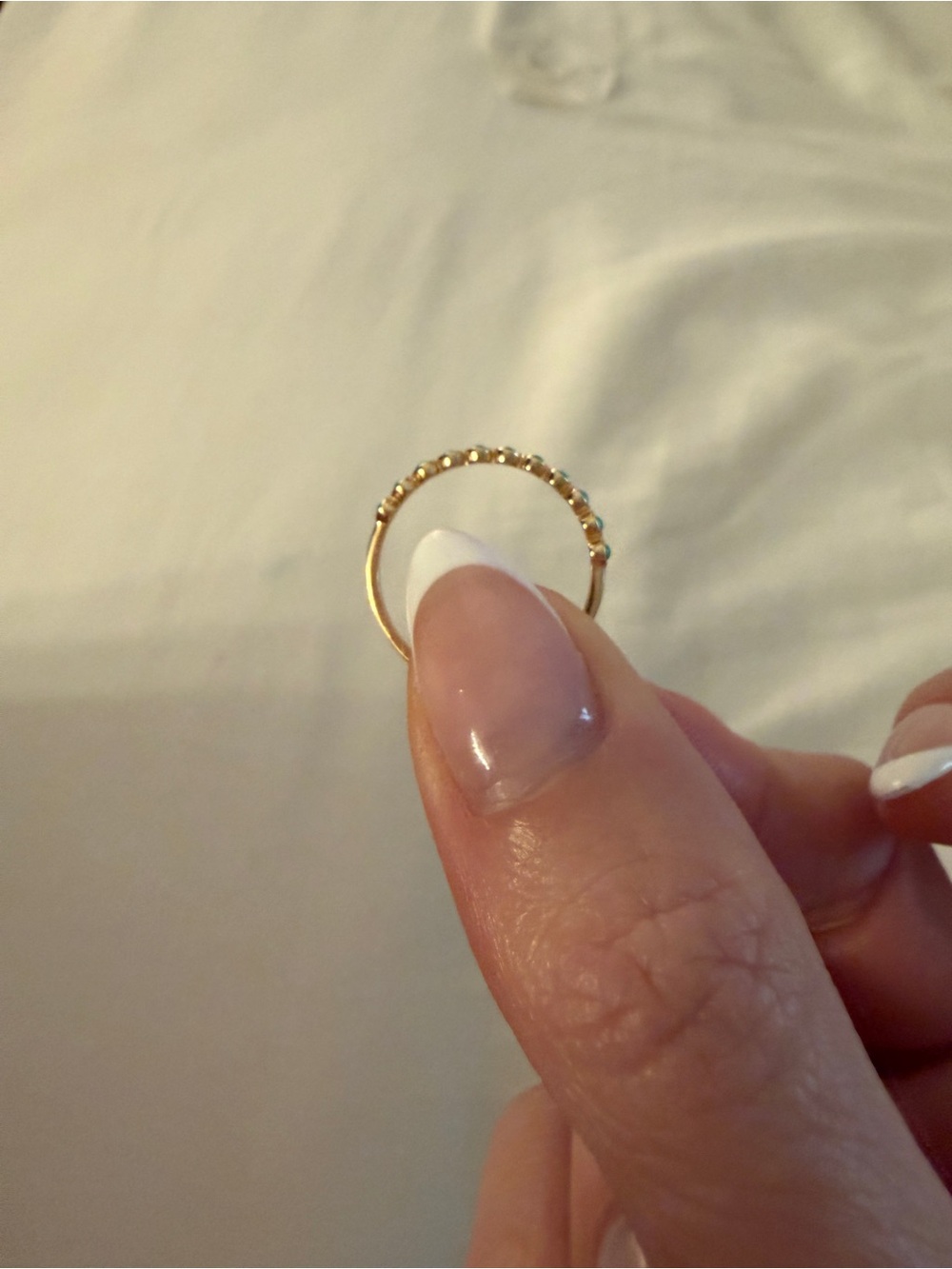 Gorjana 14K Gold Classic Turquoise Ring - Picture 4 of 4